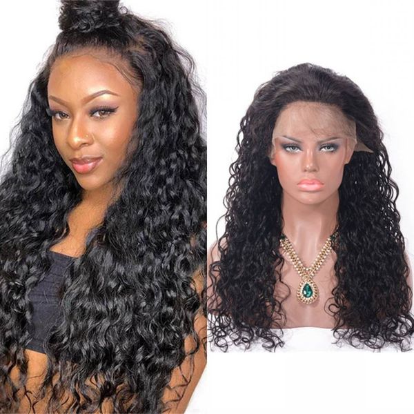 human hair lace front wigs with baby hair peruvian water wave wig 130% density natural hairline, Black;brown
human hair lace front wigs with baby hair peruvian water wave wig 130% density natural hairline, Black;brown