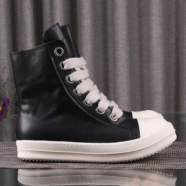 2023ss rick boots original canvas shoes men's casual shoes designer sneakers solid color lace-up high street martin boots rubber owens, Black
2023ss rick boots original canvas shoes men's casual shoes designer sneakers solid color lace-up high street martin boots rubber owens, Black