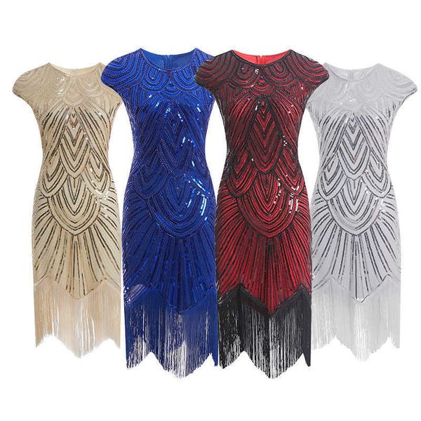 2023 women evening prom dress quality tassel woven sequin dresses for special occasions vintage skirt for ladies 3xl, White;black
2023 women evening prom dress quality tassel woven sequin dresses for special occasions vintage skirt for ladies 3xl, White;black