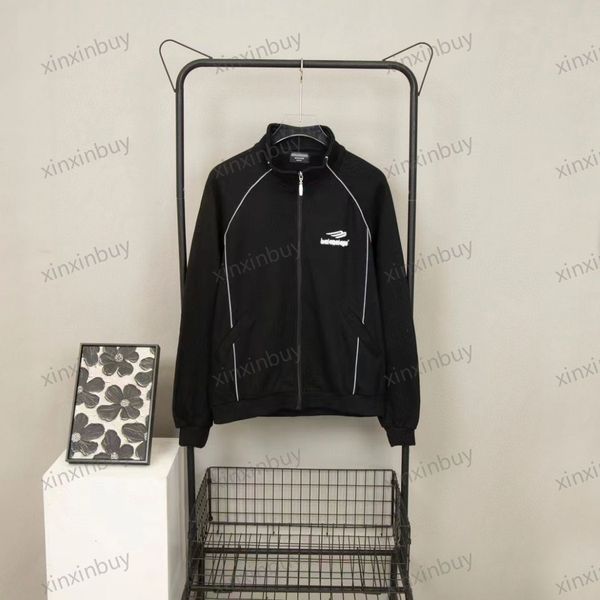 xinxinbuy men designer jacket coat 23ss windbreaker paris sports letter jacquard embroidery short sleeve women black xs-2xl, Black;brown
xinxinbuy men designer jacket coat 23ss windbreaker paris sports letter jacquard embroidery short sleeve women black xs-2xl, Black;brown