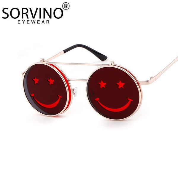 sorvino retro flip up round steampunk sunglasses 2020 brand men women designer small circle sun glasses red yellow shades sp64, White;black
sorvino retro flip up round steampunk sunglasses 2020 brand men women designer small circle sun glasses red yellow shades sp64, White;black
