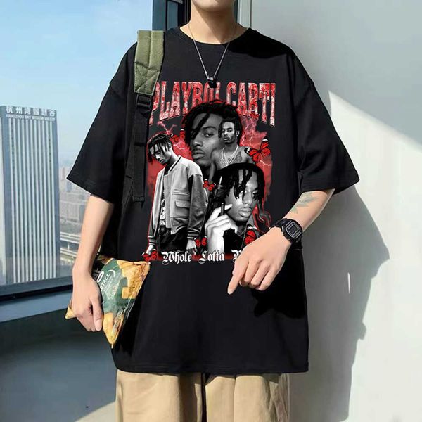men's t-shirts rapper playboi carti graphic tshirt short sleeve men's cool clothing men women vintage hip hop tshirts mens oversiz, White;black
men's t-shirts rapper playboi carti graphic tshirt short sleeve men's cool clothing men women vintage hip hop tshirts mens oversiz, White;black
