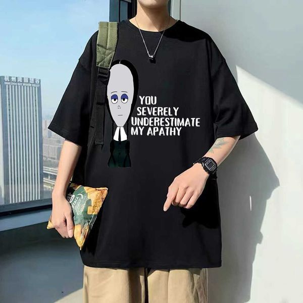 men's t-shirts funny you severely underestimate my apathy tshirt men women 100 cotton tshirt wednesday addams nevermore academy print t, White;black
men's t-shirts funny you severely underestimate my apathy tshirt men women 100 cotton tshirt wednesday addams nevermore academy print t, White;black