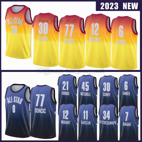 custom 2023 all-star basketball jerseys antetokounmpo james stephen curry lauri markkanen tatum ja morant luka doncic kyrie irving keven dur, Black;red
custom 2023 all-star basketball jerseys antetokounmpo james stephen curry lauri markkanen tatum ja morant luka doncic kyrie irving keven dur, Black;red
