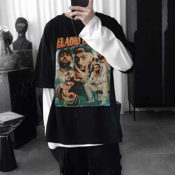 men's t-shirts usa hip hop rapper eladio carrion graphics tshirt men's short sleeve tshirts man fashion rap tees men women harajuk, White;black
men's t-shirts usa hip hop rapper eladio carrion graphics tshirt men's short sleeve tshirts man fashion rap tees men women harajuk, White;black