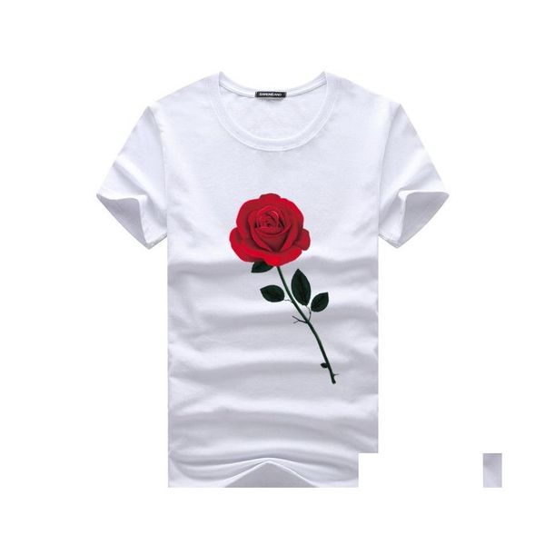 men's t-shirts rose printed mens shirt summer crew neck short sleeves fashion clothing cotton male casual tees dr dh8qhs to 2xl, White;black
men's t-shirts rose printed mens shirt summer crew neck short sleeves fashion clothing cotton male casual tees dr dh8qhs to 2xl, White;black
