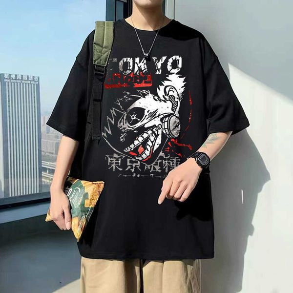 men's t-shirts anime tokyo ghoul print tshirt men women oversized vintage tshirt short sleeve manga pure cotton kaneki ken graphic t sh, White;black
men's t-shirts anime tokyo ghoul print tshirt men women oversized vintage tshirt short sleeve manga pure cotton kaneki ken graphic t sh, White;black