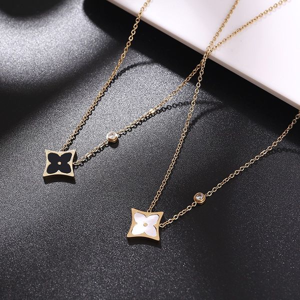 double sided lucky grass pendant love necklace designer luxury womens gold chain mens cuban link channel jewelry women cross ice out chain p, Silver
double sided lucky grass pendant love necklace designer luxury womens gold chain mens cuban link channel jewelry women cross ice out chain p, Silver