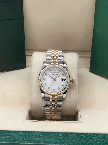 31mm smooth case womens watches automatic mechanical diamond bezel jubilee stainless steel women wristwatches folding table buckle small rou, Slivery;golden
31mm smooth case womens watches automatic mechanical diamond bezel jubilee stainless steel women wristwatches folding table buckle small rou, Slivery;golden