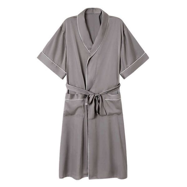 pajamas body warmer summer simulation silk short sleeve bathrobe large summer pajamas thin ice japanese nightgown men's long morning go, Black;red
pajamas body warmer summer simulation silk short sleeve bathrobe large summer pajamas thin ice japanese nightgown men's long morning go, Black;red