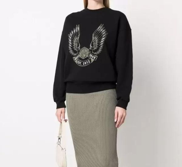 2023 anine bing city women pullover sweatshirt new embroidery letter burst fleece sweater printed wash round neck female cotton ab hoodie mz, Black
2023 anine bing city women pullover sweatshirt new embroidery letter burst fleece sweater printed wash round neck female cotton ab hoodie mz, Black