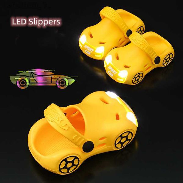 sandals dual use summer baby kids sandals slippers for girls boys eva sole indoor home cool led lighted slides children toddler shoes w0217, Black;red
sandals dual use summer baby kids sandals slippers for girls boys eva sole indoor home cool led lighted slides children toddler shoes w0217, Black;red