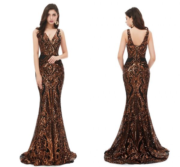 gorgeous lace sequined prom dresses gold appliques mermaid v neck evening gowns backless vestidos de fiesta women party wears bm3304, Black
gorgeous lace sequined prom dresses gold appliques mermaid v neck evening gowns backless vestidos de fiesta women party wears bm3304, Black
