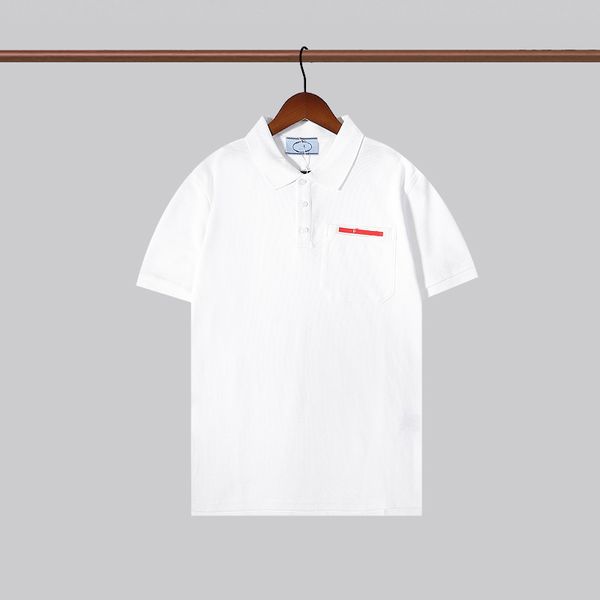 business clothing men polo shirt luxury fashion summer designer short sleeve collar details casual tee m-xxl, White;black
business clothing men polo shirt luxury fashion summer designer short sleeve collar details casual tee m-xxl, White;black