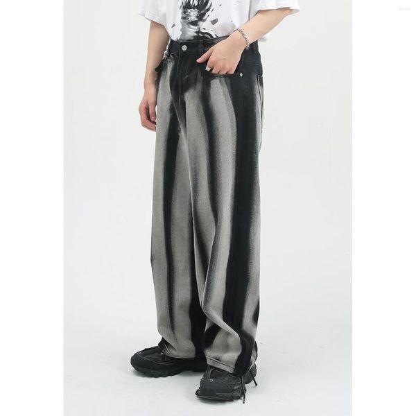 men's jeans men denim trousers 2023 winter loose tie dye contrast straight for mop pants wide leg, Blue
men's jeans men denim trousers 2023 winter loose tie dye contrast straight for mop pants wide leg, Blue