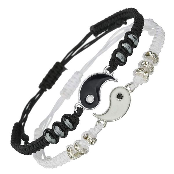 fashion classical tai chi bracelet couple bracelet handmade diamond braided bracelet, Black
fashion classical tai chi bracelet couple bracelet handmade diamond braided bracelet, Black