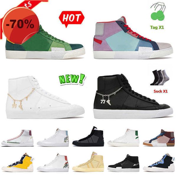 sandals originals fashion blazer mid 77 vintage casual shoes women mens trainers lucky charms premium sb mosaic pack with socks leather plat, Black
sandals originals fashion blazer mid 77 vintage casual shoes women mens trainers lucky charms premium sb mosaic pack with socks leather plat, Black