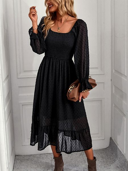 casual dresses gaovot ruffle fashion slash neck u party vestidos autumn spring jacquard full sleeve a-line boho 230217, Black;gray
casual dresses gaovot ruffle fashion slash neck u party vestidos autumn spring jacquard full sleeve a-line boho 230217, Black;gray