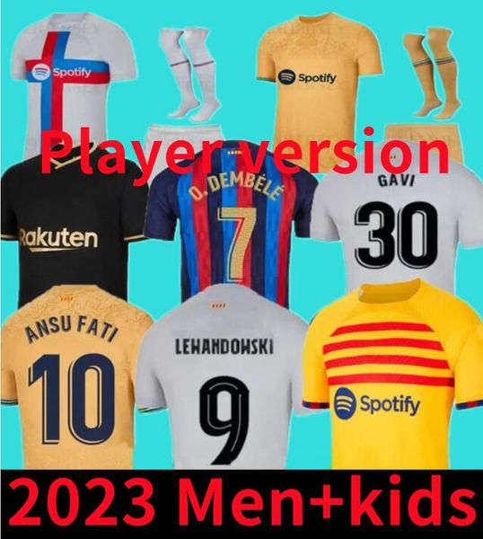 lewandowski barcelona soccer jerseys gavi kit ansu fati ferran raphinha 22 23 f. de jong dest dembele camiseta de futbol football shirt men, Black;yellow
lewandowski barcelona soccer jerseys gavi kit ansu fati ferran raphinha 22 23 f. de jong dest dembele camiseta de futbol football shirt men, Black;yellow