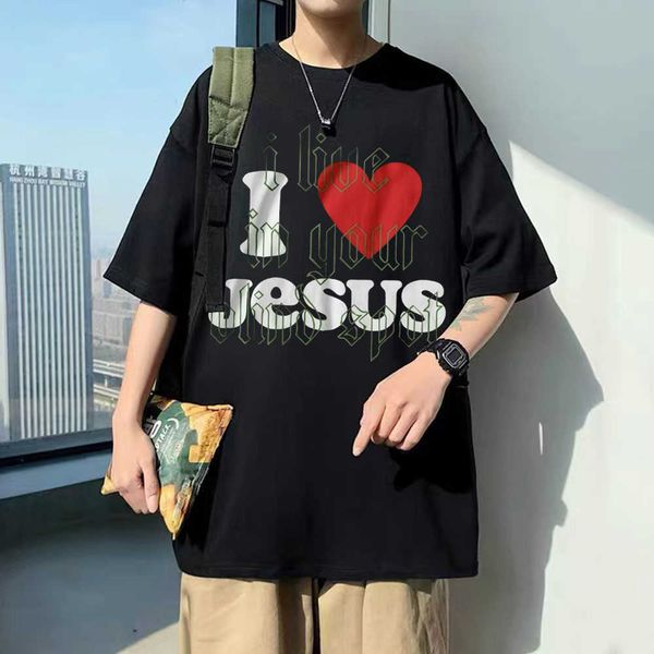men's t-shirts i love jesus tshirt i love playboi carti print tshirt men women hip hop fashion t shirts men's black mens rapper t, White;black
men's t-shirts i love jesus tshirt i love playboi carti print tshirt men women hip hop fashion t shirts men's black mens rapper t, White;black