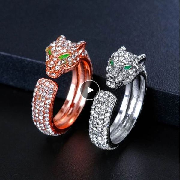 fashion inlaid crystal leopard ring for women hip hop animal cz stone finger ring party jewelry couple rings wedding ring, Golden;silver
fashion inlaid crystal leopard ring for women hip hop animal cz stone finger ring party jewelry couple rings wedding ring, Golden;silver