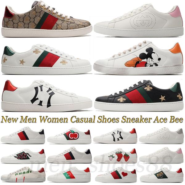 with box men women casual shoes sneaker fashion snake chaussures leather sneakers embroidery stripes shoe walking mens sports trainers ace b
with box men women casual shoes sneaker fashion snake chaussures leather sneakers embroidery stripes shoe walking mens sports trainers ace b