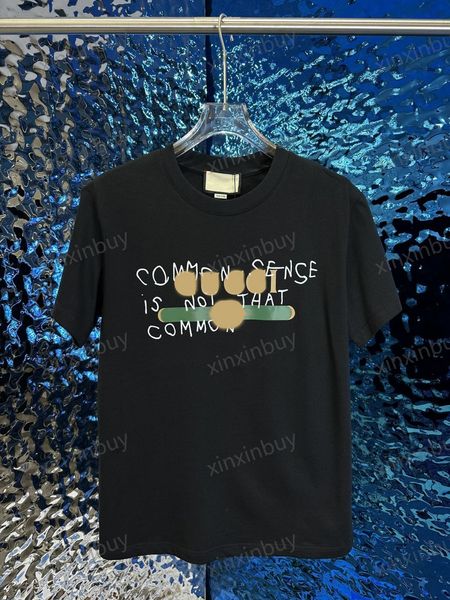 xinxinbuy men designer tee t shirt 23ss paris graffiti letters belt print short sleeve cotton women white black beige s-2xl, Black;brown
xinxinbuy men designer tee t shirt 23ss paris graffiti letters belt print short sleeve cotton women white black beige s-2xl, Black;brown