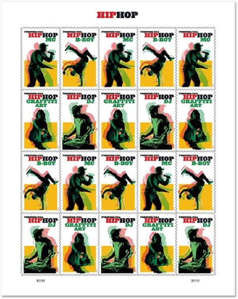 hip hop 2020 us postage mail celebrating electrifying music dance and art movement (5 sheet) 
hip hop 2020 us postage mail celebrating electrifying music dance and art movement (5 sheet)
