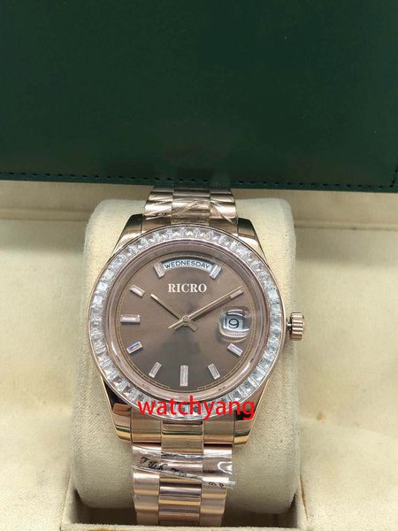 mechanical watch square drill ring men's 41mm double calendar series automatic movement 316 fine folding buckle sport watch, Slivery;golden
mechanical watch square drill ring men's 41mm double calendar series automatic movement 316 fine folding buckle sport watch, Slivery;golden