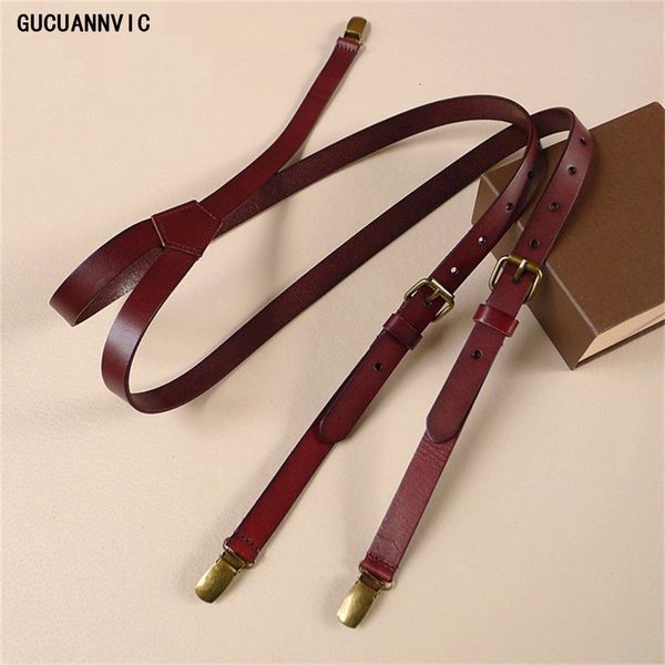 suspenders dark brown cowhide leather suspender men strap head skin british retro triclamp braces wide 2cm 230217, Black;white
suspenders dark brown cowhide leather suspender men strap head skin british retro triclamp braces wide 2cm 230217, Black;white