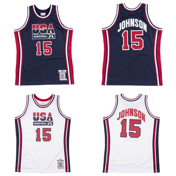 15 johnson stitched basketball jersey s-6xl mitchell ness jersey 1992 country team mesh hardwoods classics retro jerseys men women youth, Black;red
15 johnson stitched basketball jersey s-6xl mitchell ness jersey 1992 country team mesh hardwoods classics retro jerseys men women youth, Black;red