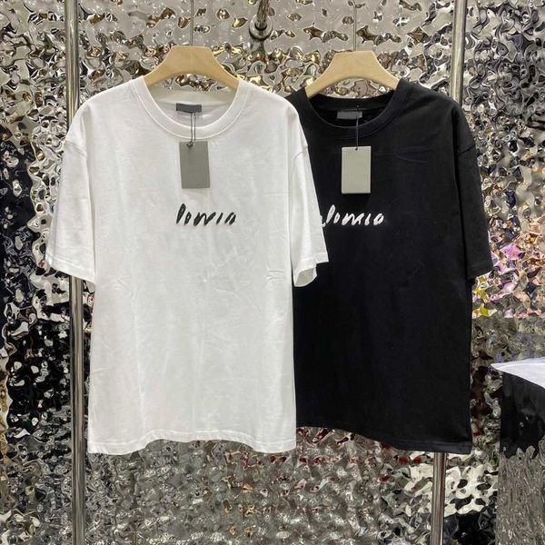 23ss women's brand pure cotton t-shirt round collar t-shirt pullover three-dimensional letter large edition short sleeve spring and sum, White
23ss women's brand pure cotton t-shirt round collar t-shirt pullover three-dimensional letter large edition short sleeve spring and sum, White