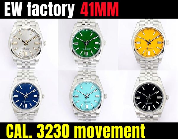 ew factory 41mm mens watches 3230 fully automatic mechanical movement designer watches sapphire mirror waterproof 100 meters c3, Slivery;golden
ew factory 41mm mens watches 3230 fully automatic mechanical movement designer watches sapphire mirror waterproof 100 meters c3, Slivery;golden