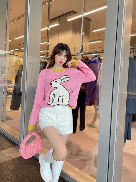 23ss new sweater women round collar color matching pullover designer brand fashion hoodie womens autumn winter high-quality clothess, White;black
23ss new sweater women round collar color matching pullover designer brand fashion hoodie womens autumn winter high-quality clothess, White;black