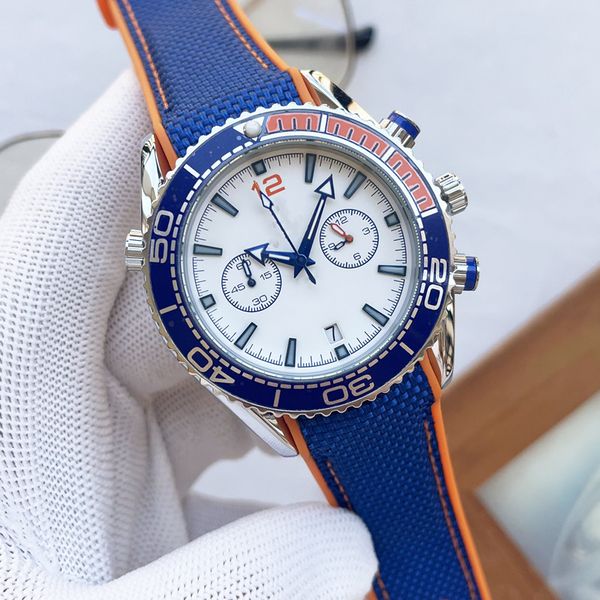 mens 2023 automatic mechanical watch 45mm rubber strap blue black sapphire wristwatches super luminous montre de luxe, Slivery;black
mens 2023 automatic mechanical watch 45mm rubber strap blue black sapphire wristwatches super luminous montre de luxe, Slivery;black