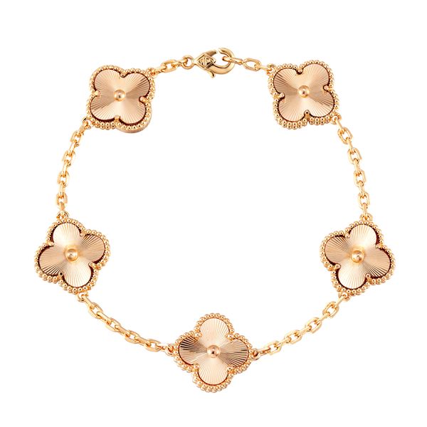 delicate four leaf clover bracelet luxury 18k gold plated copper jewelry designer bracelet, Black
delicate four leaf clover bracelet luxury 18k gold plated copper jewelry designer bracelet, Black