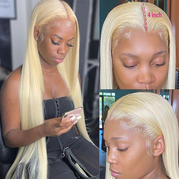 inch colored honey blonde lace front wig human hair bone straight 613 lace frontal wig t part transparent lace bob wigs, Black
inch colored honey blonde lace front wig human hair bone straight 613 lace frontal wig t part transparent lace bob wigs, Black