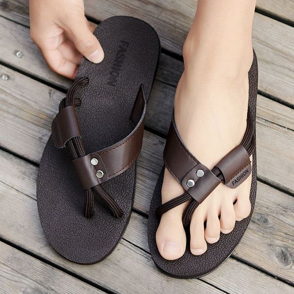 men's slippers summer fashion youth pinch foot deodorant anti-slip outdoor beach sandals, Black
men's slippers summer fashion youth pinch foot deodorant anti-slip outdoor beach sandals, Black