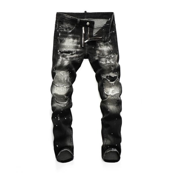 dsq black men's jeans wash cool guy jeans classic fashion man hip hop rock moto mens casual design ripped distressed skinny denim biker, Blue
dsq black men's jeans wash cool guy jeans classic fashion man hip hop rock moto mens casual design ripped distressed skinny denim biker, Blue