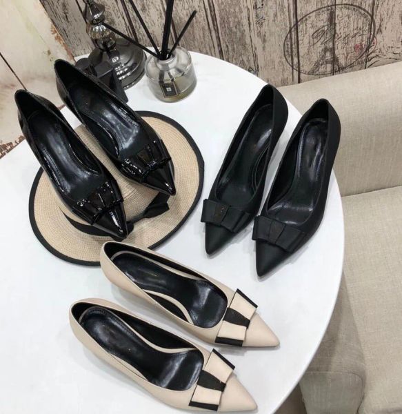women luxury designer sandals pointed bow shallow high heels cat root pointed toe sandals fashionable comfortable size, Black
women luxury designer sandals pointed bow shallow high heels cat root pointed toe sandals fashionable comfortable size, Black