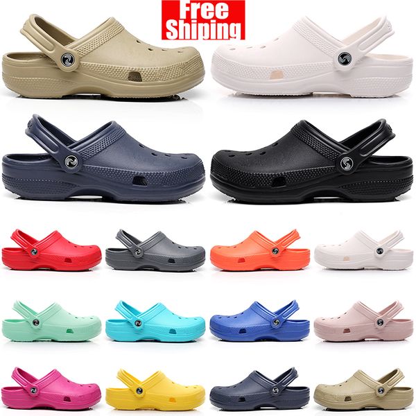 hipping croc sandals men women clog designer slides slippers foam runners slipper triple white purple navy blue brown waterproof shoes, Black
hipping croc sandals men women clog designer slides slippers foam runners slipper triple white purple navy blue brown waterproof shoes, Black