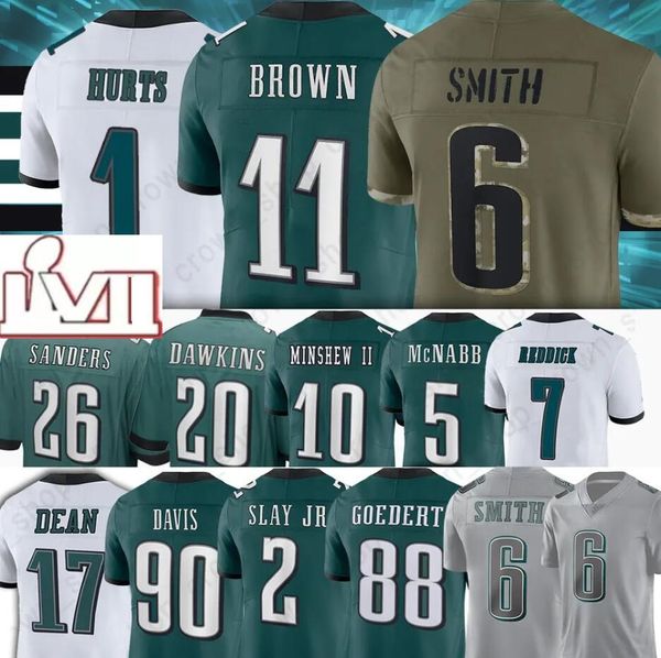 super bowl lvii philadelphias jalen hurts outfits football jerseys eaglees aj brown devonta smith miles sanders darius slay jr reddick lane, Blue
super bowl lvii philadelphias jalen hurts outfits football jerseys eaglees aj brown devonta smith miles sanders darius slay jr reddick lane, Blue