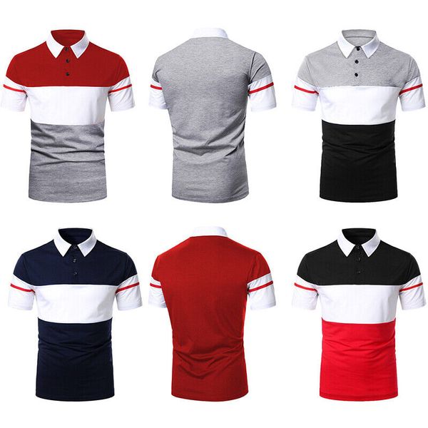 mens short sleeve button shirts summer golf casual loose t shirt blouse ~, White;black
mens short sleeve button shirts summer golf casual loose t shirt blouse ~, White;black