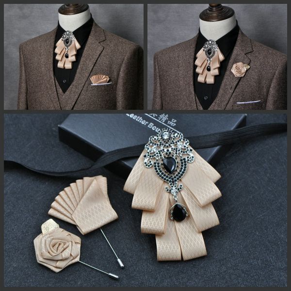 bolo ties men ribbon bow handkerchief alloy pin flower brooches pocket square neck groom wedding party shirt bowtie set 230217, Red
bolo ties men ribbon bow handkerchief alloy pin flower brooches pocket square neck groom wedding party shirt bowtie set 230217, Red