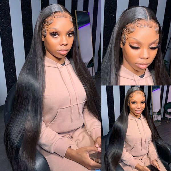 straight lace front wigs human hair brazilian inch hd lace frontal wig bone straight for women lace closure wig, Black
straight lace front wigs human hair brazilian inch hd lace frontal wig bone straight for women lace closure wig, Black