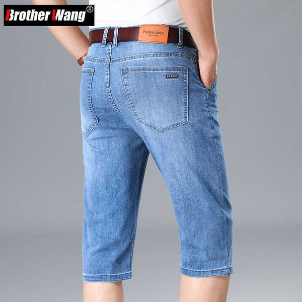 men's shorts summer men's thin stretch short jeans business casual blue straightleg cotton denim calflength pants male brand cloth, White;black
men's shorts summer men's thin stretch short jeans business casual blue straightleg cotton denim calflength pants male brand cloth, White;black