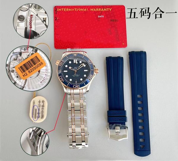 ag factory 42mm mens watches 8800 fully automatic mechanical movement designer watches sapphire mirror waterproof 300 meters c1, Slivery;golden
ag factory 42mm mens watches 8800 fully automatic mechanical movement designer watches sapphire mirror waterproof 300 meters c1, Slivery;golden