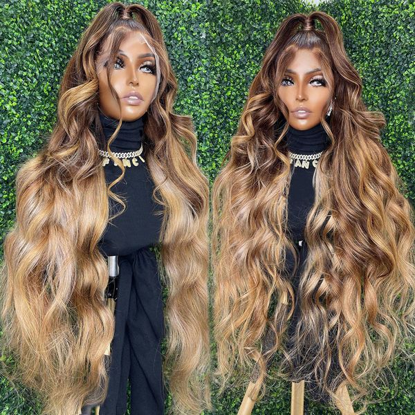 highlight wig body wave ombre colored lace front human hair wig brazilian water wavy honey blonde lace frontal wig for wome, Black
highlight wig body wave ombre colored lace front human hair wig brazilian water wavy honey blonde lace frontal wig for wome, Black