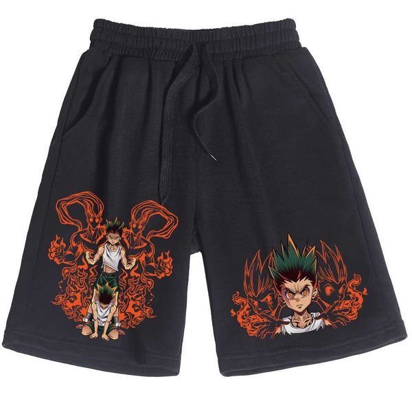 men's shorts anime shorts gon print man woman casual loose beach cotton short pants j230218, White;black
men's shorts anime shorts gon print man woman casual loose beach cotton short pants j230218, White;black