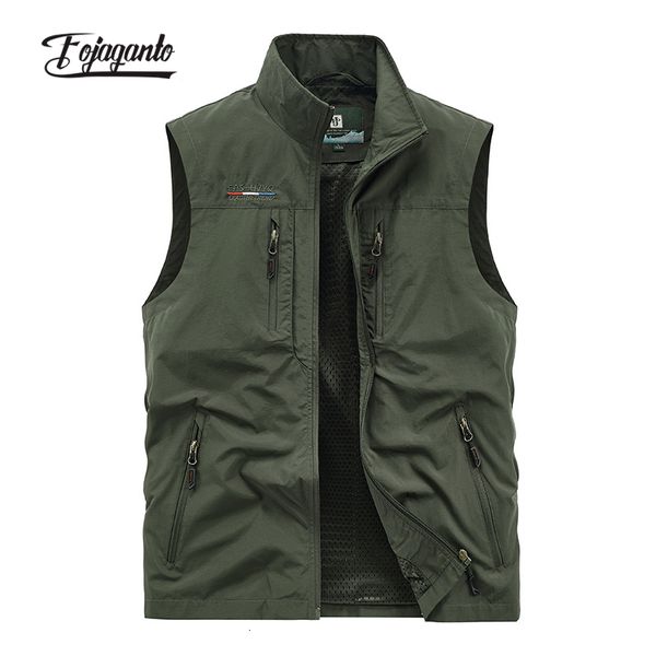 men's vests fojaganto men spring and autumn vest solid color casual outdoor cargo vest loose fashion thin multi-pocket vest male 230217, Black;white
men's vests fojaganto men spring and autumn vest solid color casual outdoor cargo vest loose fashion thin multi-pocket vest male 230217, Black;white